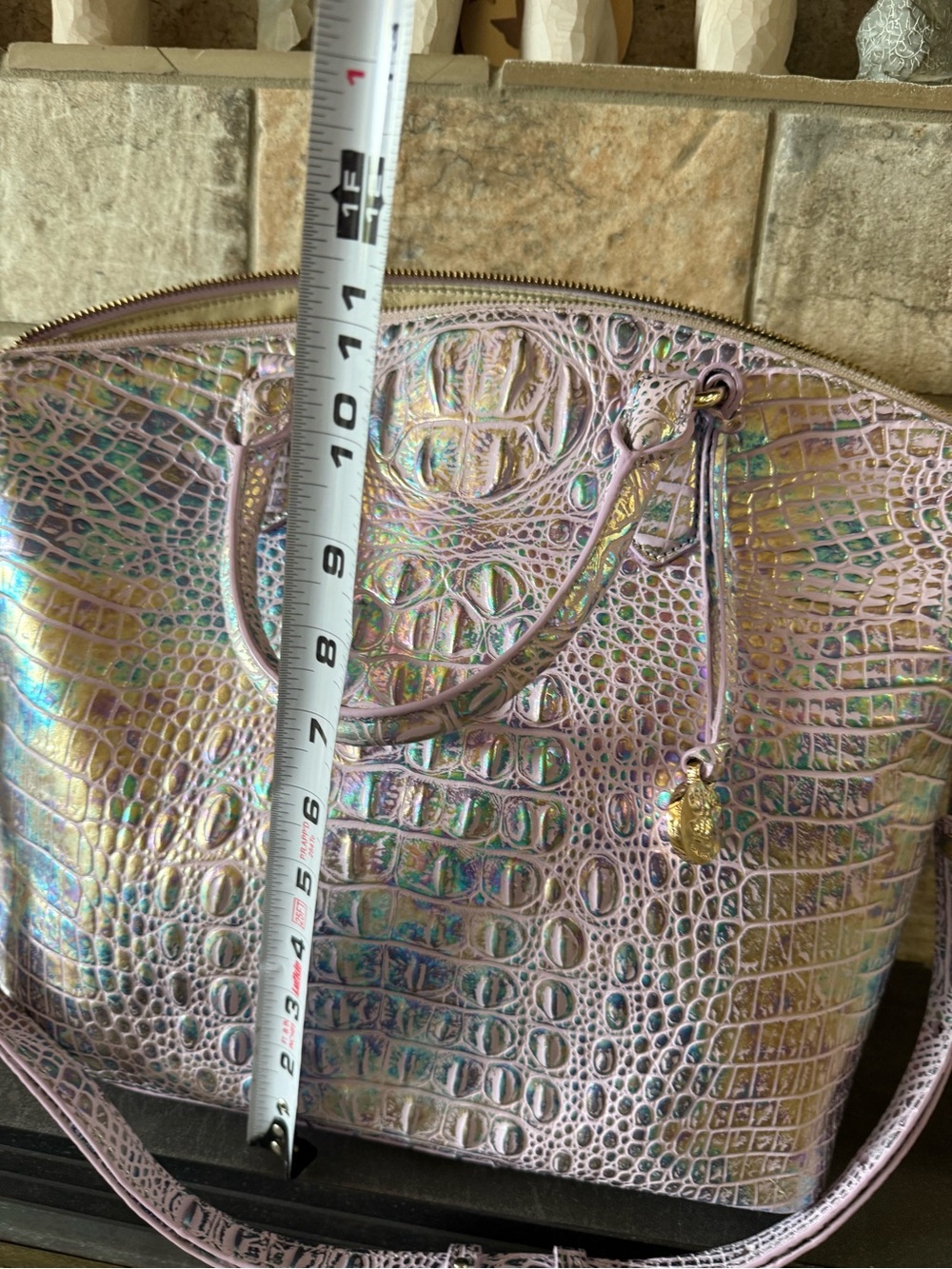 Brahmin Large Duxbury In Violet Wonderland - Picture 7 of 10
